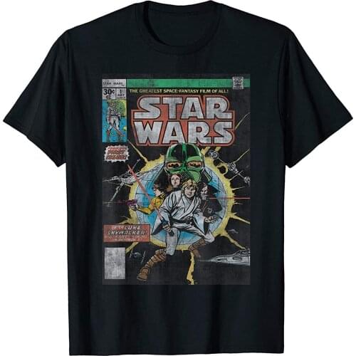 Luke Skywalker Vintage Comic Cover T-Shirt