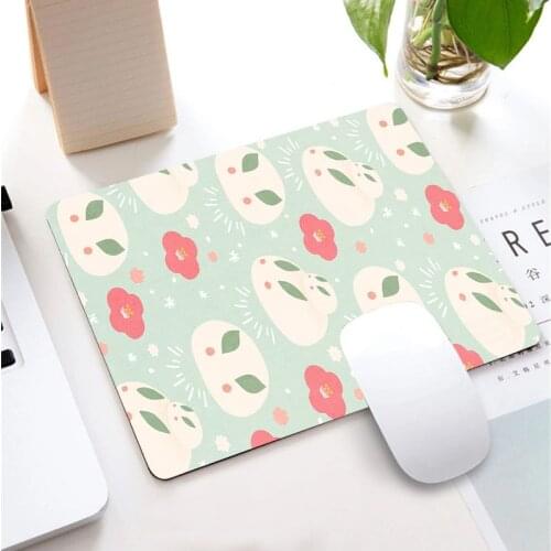Small Size Rubbe Mouse Pad Cute cartoon pattern Mouse Mat Gaming Player Gamer Desktop Pad Computer Laptop Mousepad Games 22X18CM