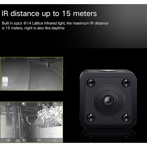 Mini WiFi Camera HD 1080P Camcorder Video Audio Recorder IR Night Vision Motion Detection Micro Cam Support Hidden