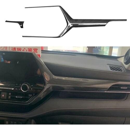 Modified Instrument Center Control Installation Co-Pilot Trim Air Outlet Frame for Toyota Highlander 21