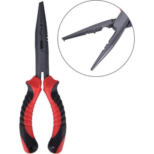 Mounchain Aluminum Alloy Fishing Control Hook Plier Tweezers Fishing Tongs Scissors Fishing Lip Controller