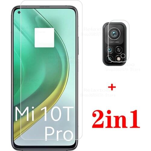 2in1 tempered glass for xiaomi 10t pro camera lens screen protector for xiaomi mi 10 t 10tpro 5G xiaomi10t pro protective glass