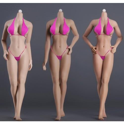 1/6 Female Body Model Super Flexible Seamless Body Stainless Steel Skeleton Big Breast for 12" Phicen Tbleague Action Figure Toy