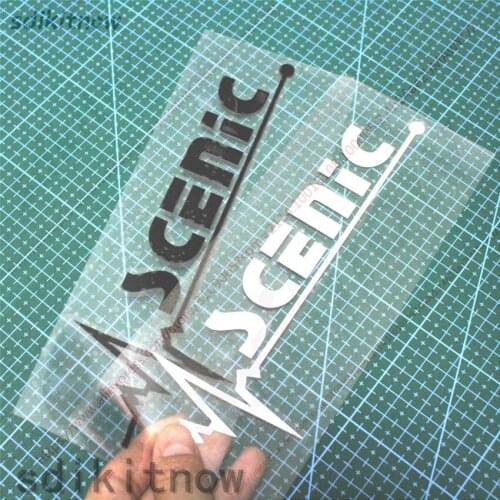 1pc New Heart Car Decal Sticker Styling Window Door body Decoration For renault scenic 1 2 3 4 ii iii iv accessories