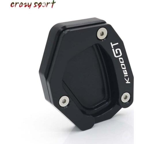 2020 Stand Extension Support Plate For BMW K1600GT K1600GTL EXCLUSIVE K1600B K1600BAGGER Side Kickstandenlarger pad Logo 16-20