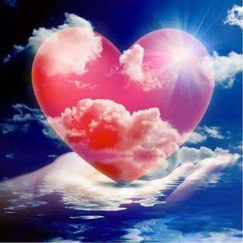 5D DIY diamond painting Love scenery Full square/round Embroidery Pattern 3D Cross stitch kits mosaic wall stickers