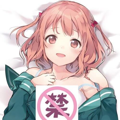 Anime Hataraku Maou-sama! Sasaki Chiho Girl Dakimakura Hugging Body Pillow Case Long Otaku Cushion Cover Cosplay High Quality