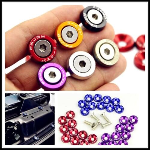 Car M6 screw engine license plate frame decorate fender for Ford Taurus Mondeo Galaxy Falcon Everest S-MAX Escort