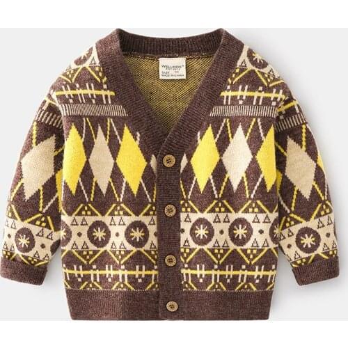 Kids Boys Girls Cardigan Sweaters Spring Autumn Baby Girl Cotton Sweater Jacket Boys Children Knitted Sweaters Toddler Cardigan