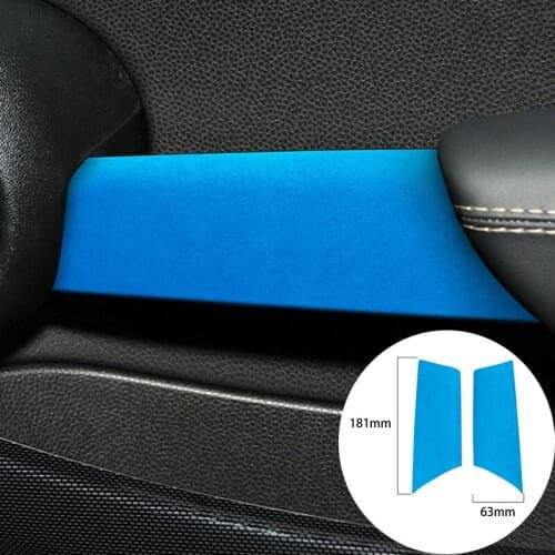 For BMW MINI R55 R56 2007-2013 Alcantara Suede Wrap Car Door Handles Panel Strip Cover Car Trim Stickers Internal Accessories