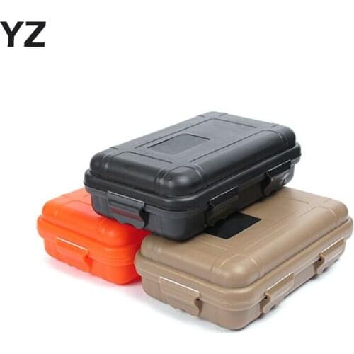 Outdoor Airtight Shockproof Waterproof Boxes Tool Box Survival Storage Case Holder For Matches EDC Travel Sealed Container