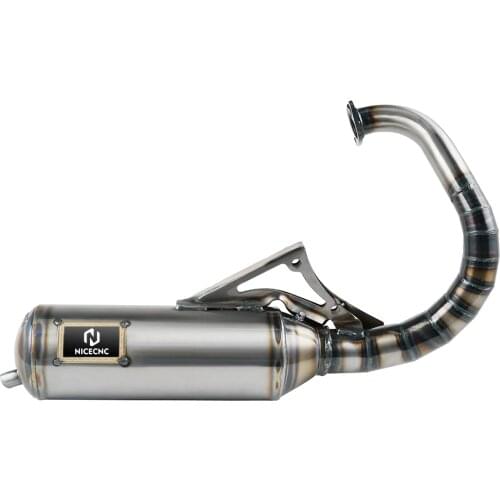 Motorcycle Exhaust Pipe Muffler for Honda DIO SA50 SR50 SK50 SYM DD50 Kymco ZX DJ Refined DIO -Elite 50cc 46mm-50mm