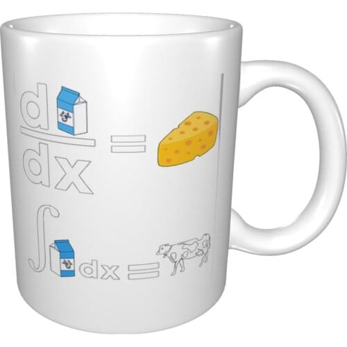 Cow Math Cheese Formula Student Teacher Mug Coffee Cup Coffee Mug Anime Mug Boba Cup