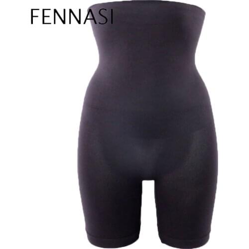 FENNASI Shapewear Corset Women Plus Size Body-Shaping Pants Ladies' High-Waist Belly-Tucked Underwear Solid-Color Leggings