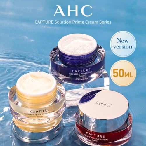Korea AHC CAPTURE face cream 3 tyepes, moisturizing whitening brightening anti aging anti wrinkle face facial moisturizer 50ml