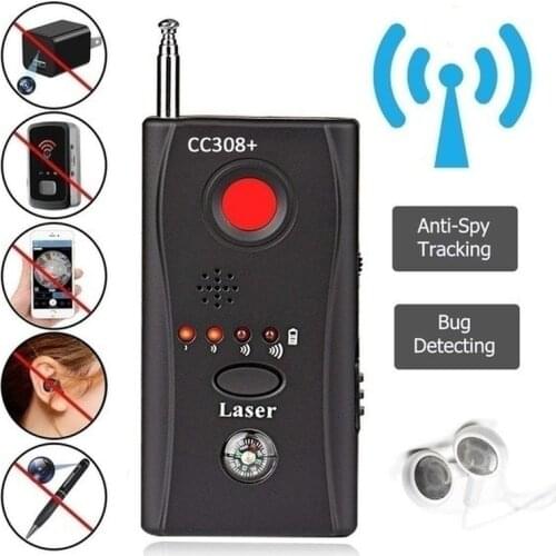 Multi-Function Wireless Camera Lens Signal Detector CC308+ GPS Bug Signal Detect Camera Full-range WiFi RF GSM Device Finder