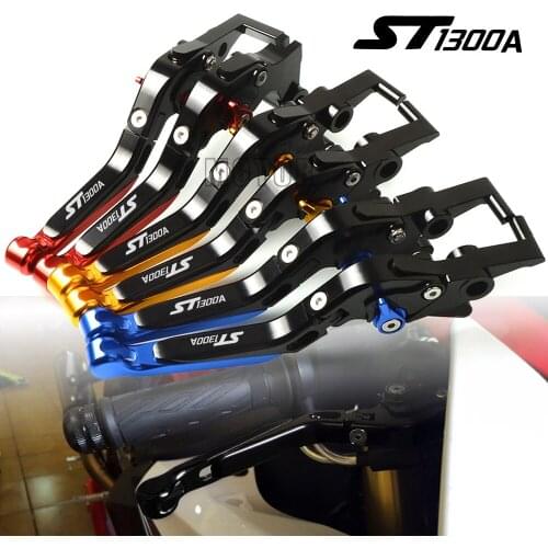 Motorcycle CNC Aluminum Adjustable Folding Brake Clutch Levers For Honda ST1300/ST1300A 2003 2004 2005 2006 2007 ST 1300A 1300 A