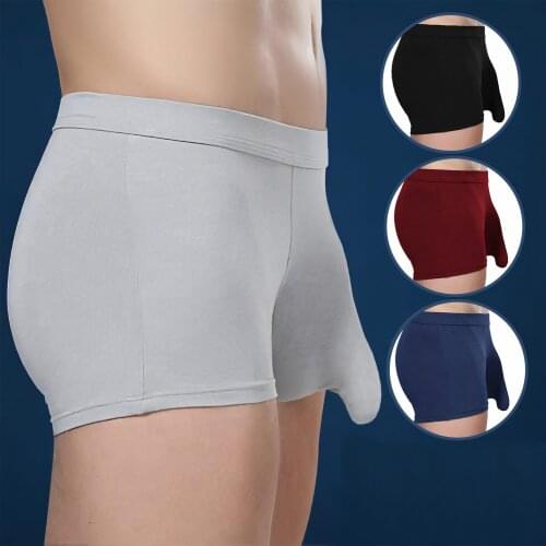 4PCS/Lot New Arrivals Men Underwear Separate Boxer Breathable Male Panties Sexy Man boxer underwear
