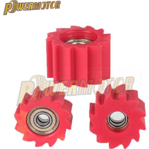 Chain Roller Motorbike M8 Tensioner Pulley Wheel Guide For Yamaha Honda Suzuki Kawasaki Yzf Rmz Klx Crf Dirt Bike
