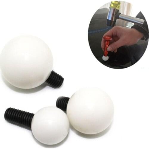Nylon Round Tip Car Dent Repair Tools M8 Screw Dent Repair Pen Hook Ball kit Rod Accessory Round Ball Tips