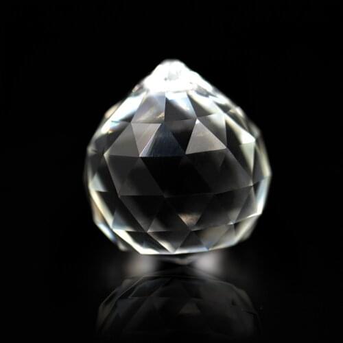 15~100MM Clear Crystal Chandelier Ball Prisms Pendants Accessories Curtain Hanging Ornament