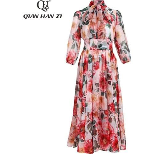 Summer Dresses With Sleeves Qian Han Zi China