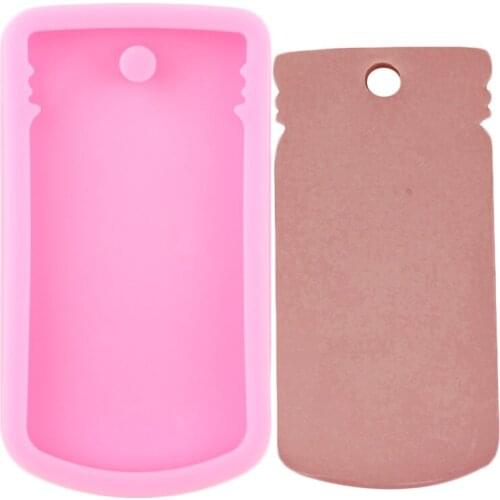 Can Silicone Mold DIY Craft Keychain Molds Polymer Clay Pendant Mould Necklace Jewelry Epoxy Crafting Moulds