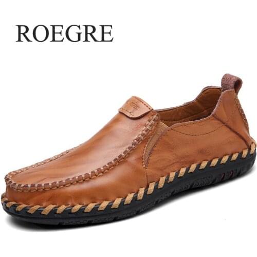 Fashion Brand Men Shoes Luxury Men Genuine Leather Shoes Casual Men Shoes Male Leather Shoes Slip On Men Loafers