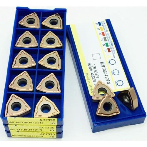 High quality U drill bit WCMT080412 FN ACZ330 carbide tool turning insert WCMT 080412 CNC lathe violence drill bit