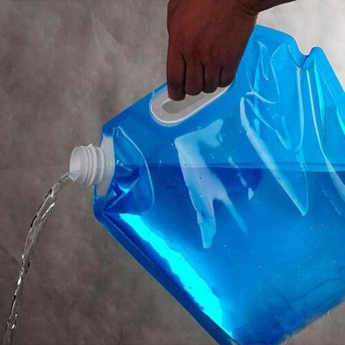 10L Large Capacity Water Bag Folding Outdoor Travel Emergency Handbag Water Storage Bag Container For Camping Water Bags