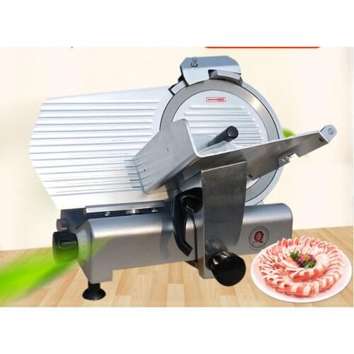 Free Shipping Cost, 12 inch Semi-Automatic Frozen meat Slicer Meat roll machine For Hotel and Restaurant Use