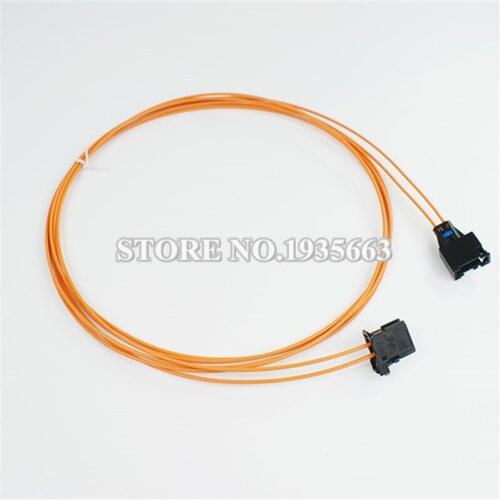 MOST Optical Fiber Cable Connectors Male To Female For Audi BMW Benz etc. 100CM Car Accessories Interior Car Decor Car Trim