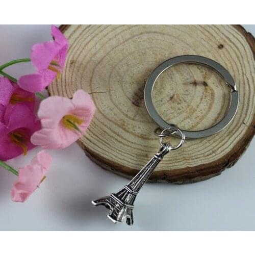 Eiffel Tower Charm Mistress Gift Keychain Ring For Keys Car DIY Bag Key Chain Handbag Jewelry Gift Accessories HOT A186