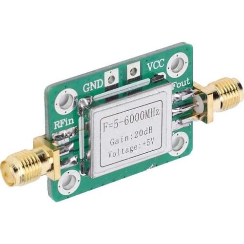 Contacteur modulaire Electrical Equipment RF Module Ultra Wideband Medium Power Amplifier with Shielding Case 5M-6GHz Gain