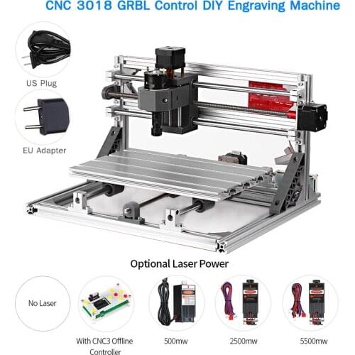 Engraving Head 2500mw Laser Engraver Off-line Control Upgrade Version CNC 3018 GRBL Control DIY Mini CNC Engaving Machine