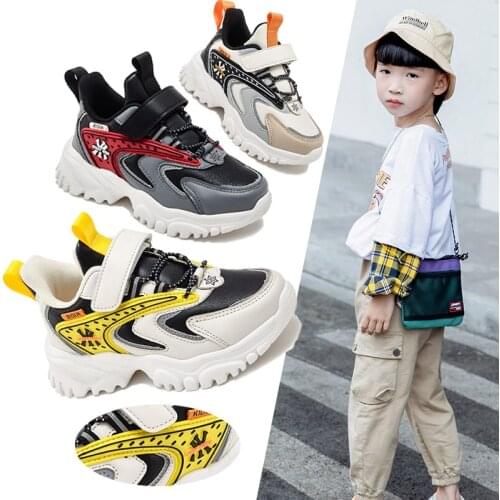 Sneakers for Teenagers Children Sport Shoes Tenis Infantil Leather Waterproof Chaussure Enfant Girls Footwear Boys School Shoes