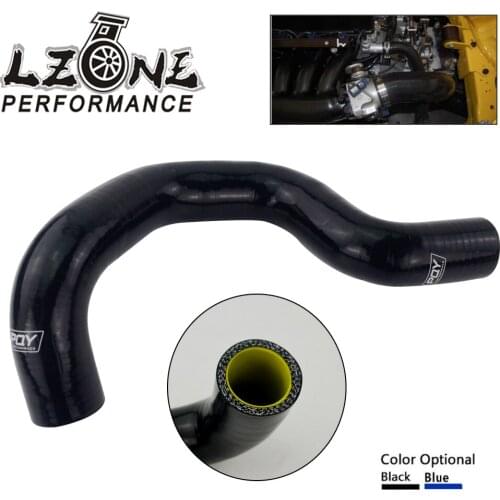 LZONE - SILICONE RADIATOR HOSE KIT FOR K20-K24 SWAP EG EK CRX EF SOL INTEGRA CIVIC BLACK / BLUE JR-LX1306BK-QY