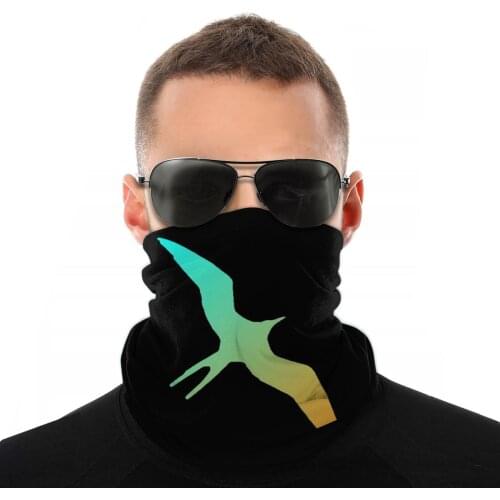 Gradient Swallow Scarf Neck Face Mask Men Women Fashion Neck Gaiter Balaclava Bandanas Multi-functional Headband Cycling Hiking
