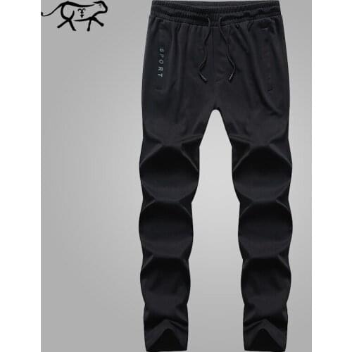 Men Gyms Long Pants Mens Sporting Workout Fitness Pants Casual Fashion Sweatpants jogger Pants Skinny Trousers Plus Size 5XL