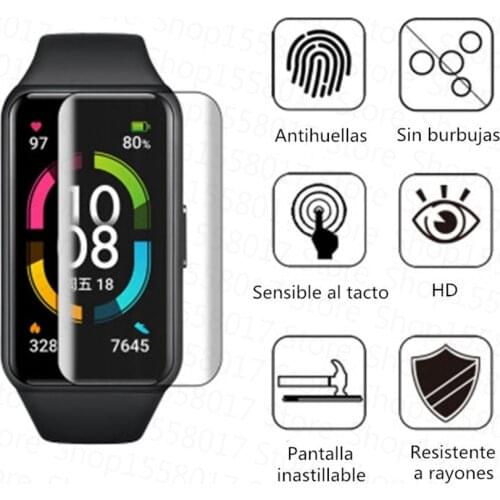 New Arrival Hydrogel Film Transparent Full Screen Easy To Install Anti-dirty Protective Film For Honor Band 6/Huawei Band 6