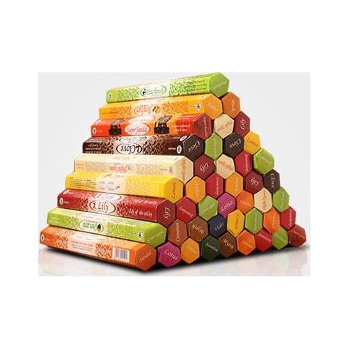 Authentic Indian Incense Premium Multiple Flavors Mixed Package Random Surprise 3 Boxes Incense Stick With Incense burner