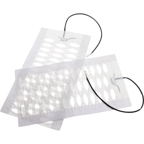 2Pcs 12V Universal Car Heated Seat Covers Pad Carbon Fiber Heated Auto Car Seat Heating Pad Winter Warmer Heater Mat 48cm x 27cm