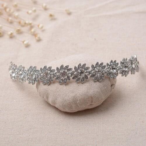 Vintage Noble Amazing Rhinestone Bridal Tiara Wedding Crystal Crown for Bride Fashion Silver Color Hair Jewelry Veil Accessories