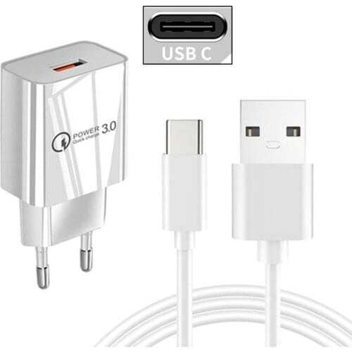 Asus Zenfone Go ZB634KL 6 ZS630KL Phone Charger 18W Fast USB Adapter Type C Micro Charge Cable For Samsung S20 FE Xiaomi POCO X3