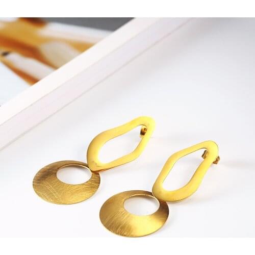 OUFEI Earrings For women womens Jewelry Accessories Gold Charm Earrings Valentines Day Gift one Direction