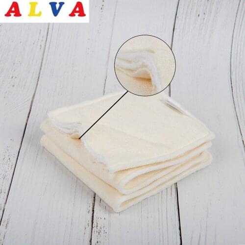 20 pieces/lot) Alvababy 4 layers Bamboo and Microfiber Blended Inserts with Snap