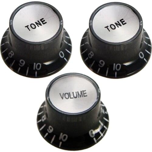 3x Guitar Knobs Tone &Volume For SQ Electric Guitar Replacement