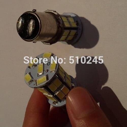 30X PY21W P21/5W S25 BAY15D 1157 30 SMD 5630 30 LEDs bulb White/Blue lamp car brake lights rear lighting free shipping