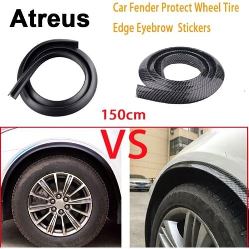 Atreus 150cm For Mercedes benz W204 W203 W211 AMG Mini cooper Skoda octavia Car Fender Protect Wheel Tire Eyebrow Carbon Sticker