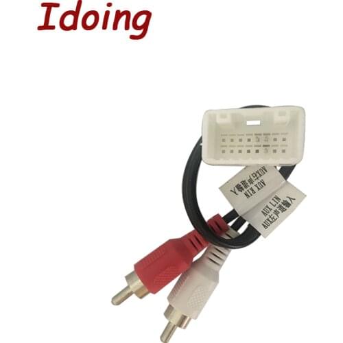 Idoing Car radio Audio Wiring Harness Adapter AUX Cable for Subaru Forester